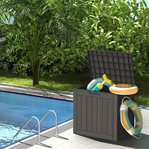 Outdoor Storage Box  for swimming post , garage or outdoor toys kids storage .